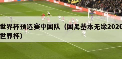 世界杯预选赛中国队（国足基本无缘2026世界杯）